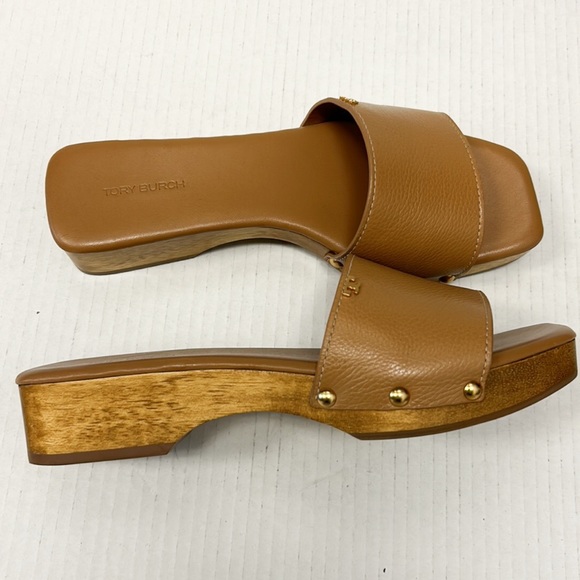 Tory Burch wooden leather sandals - Picture 3 of 6